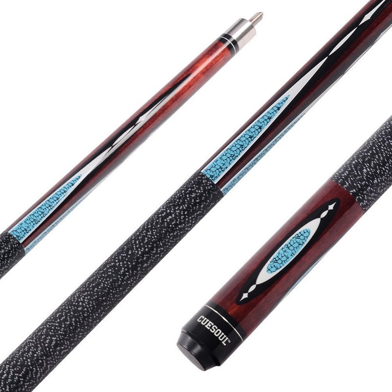 CUESOUL 58 Inch 19oz 1/2 Maple Billiard Stick Pool Cue Set 11.5mm/13mm Tip[Weight Adjustable] - Image 2